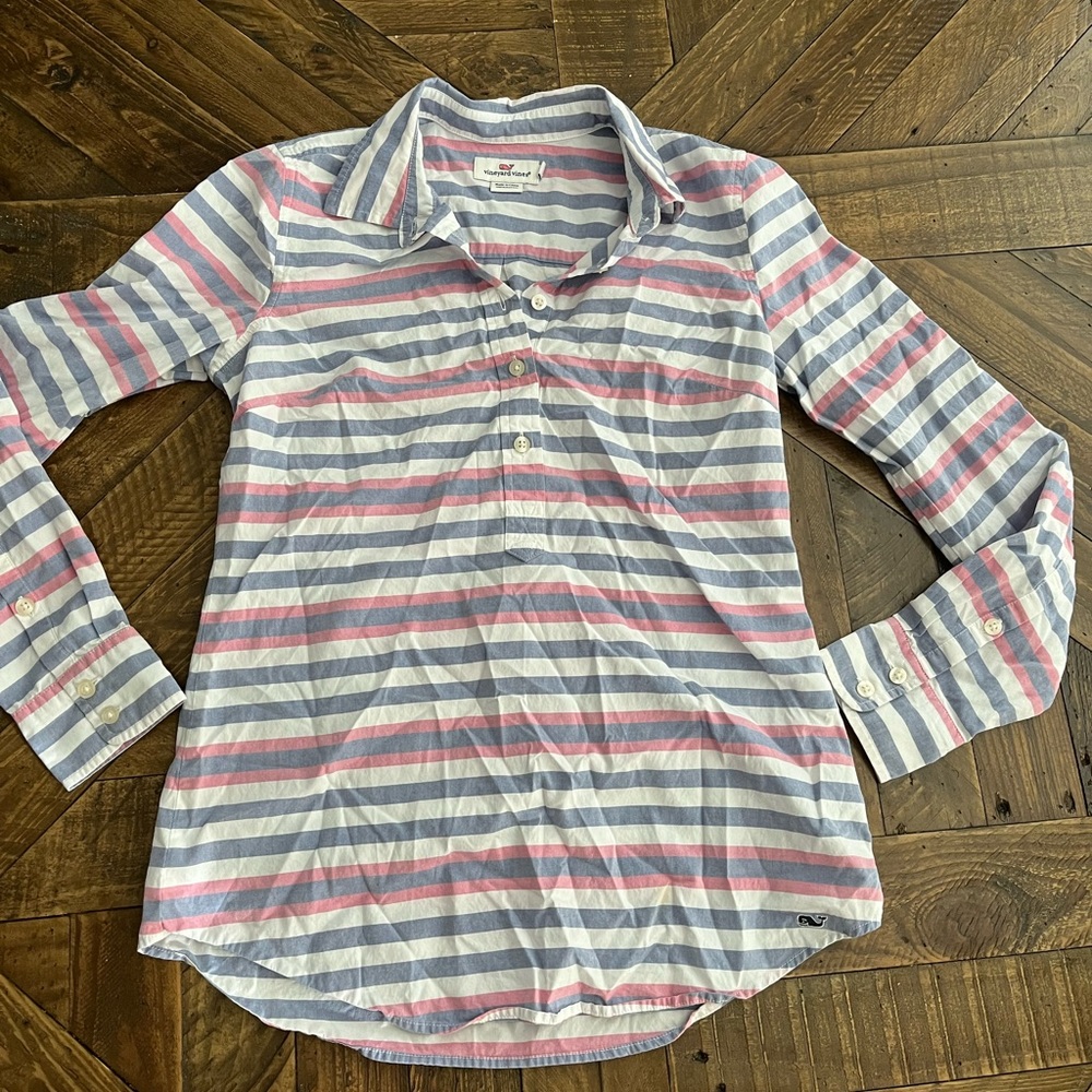 Vineyard Vines stripe blouse